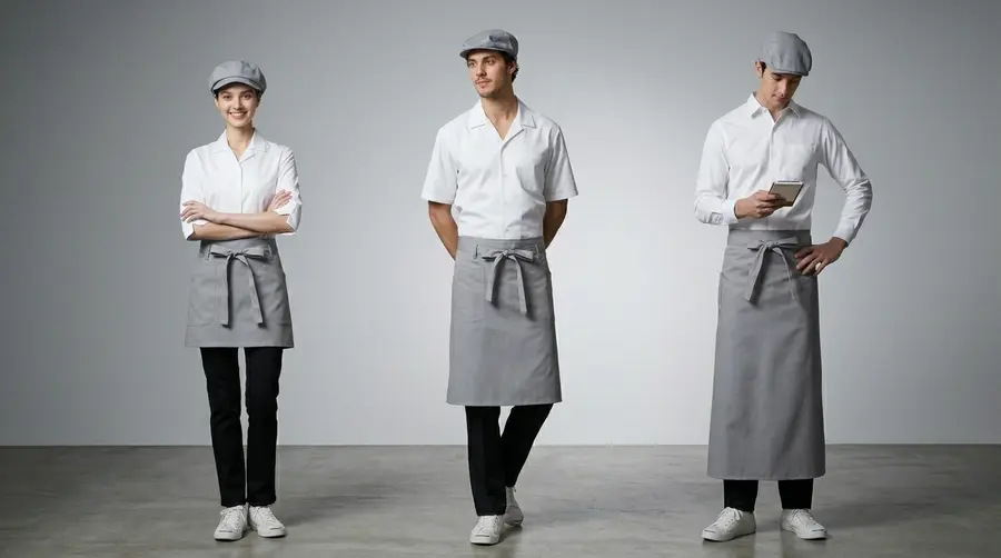 Minimalist Mist Grey Professional Apron