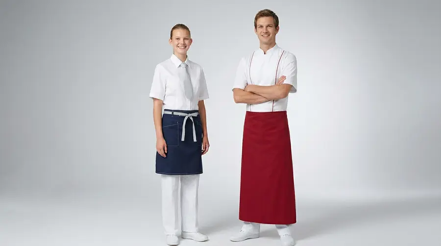 Two-Tone Burgundy & Navy Service Set