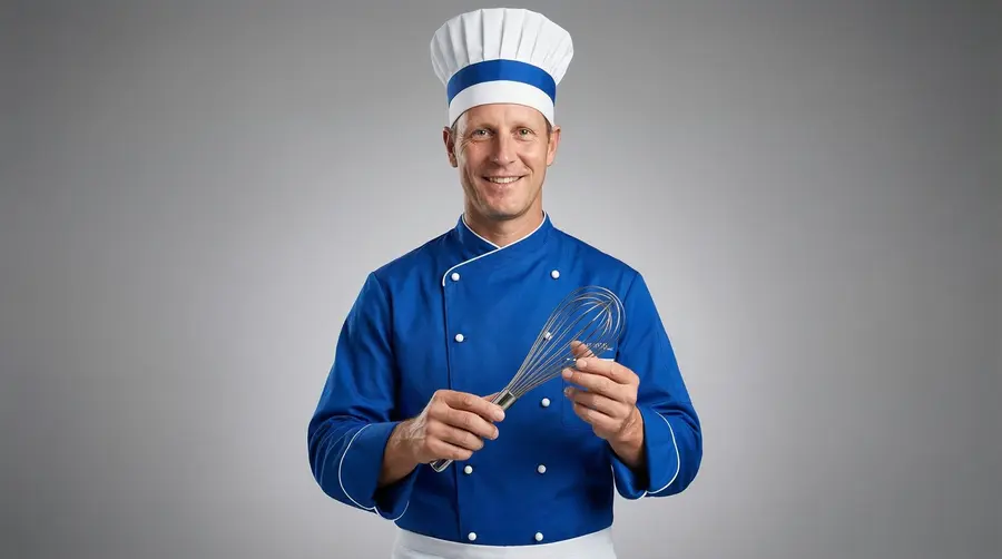 Masterpiece Contrast Long Sleeve Chef Jacket